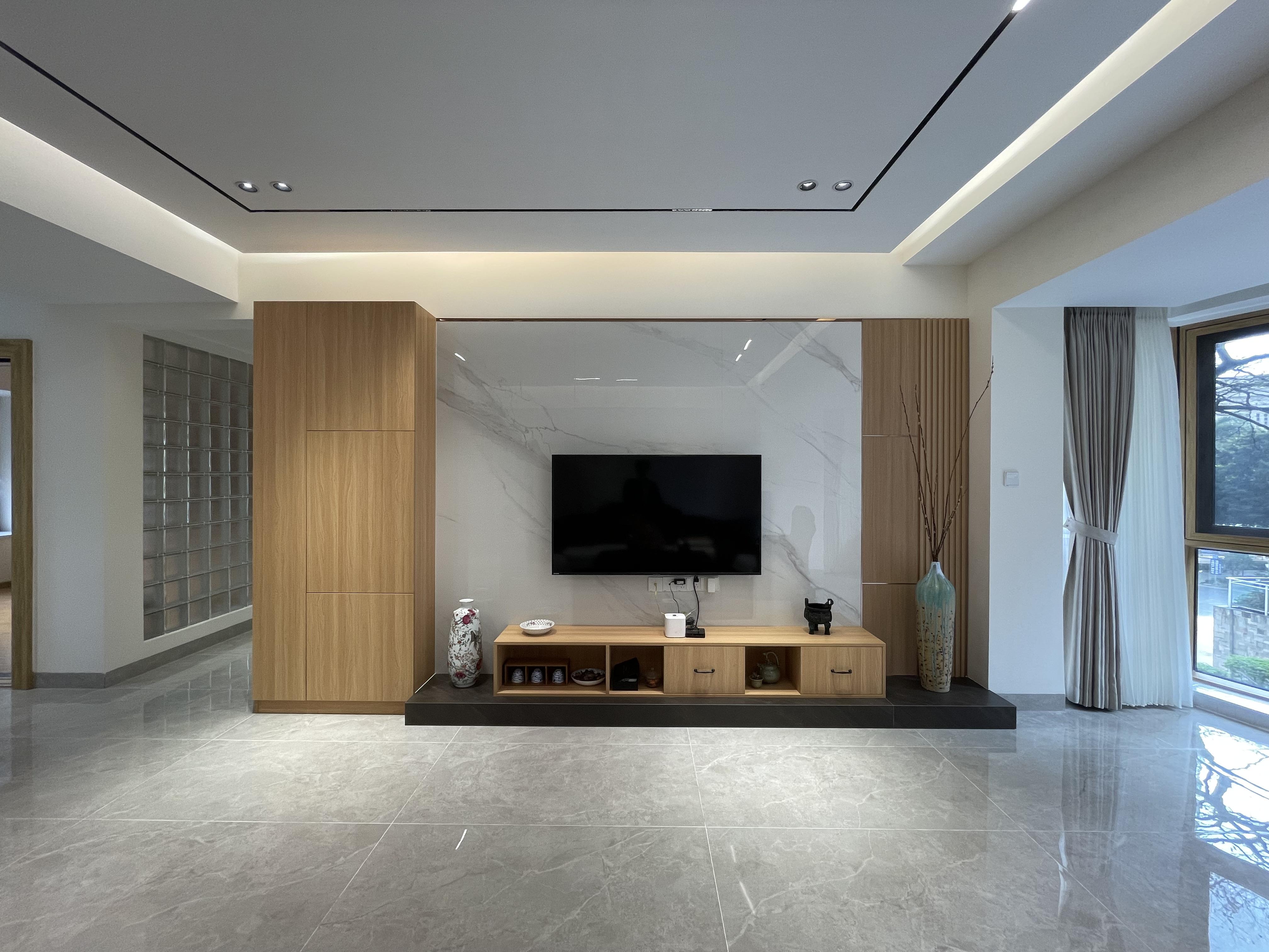 佛山装修丽日玫瑰160平现代简约风格什么是禅意风