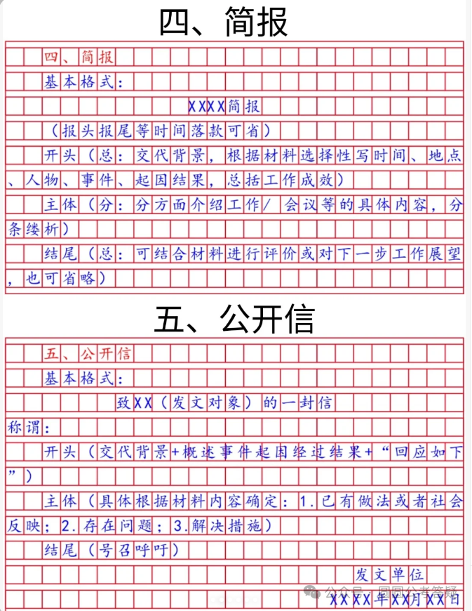 省考提前看申论常考12种公文格式拿捏了