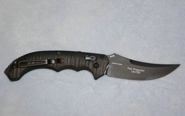 美国蝴蝶BENCHMADE 8600BK全刃半自动侧跳 - 知乎