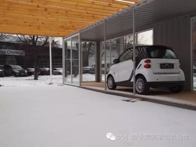 集装箱汽车展厅如今的车展都搬到这里了