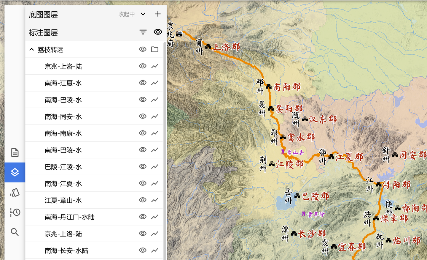 长安的荔枝》原著在线时间轴地图，再也不怕搞不清线路了- 知乎