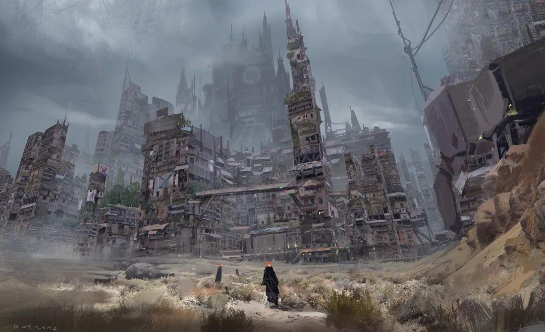 建模参考丨末日废土风格建筑场景素材第6期