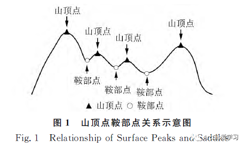 基于dem 的山顶点和鞍部点一体化提取