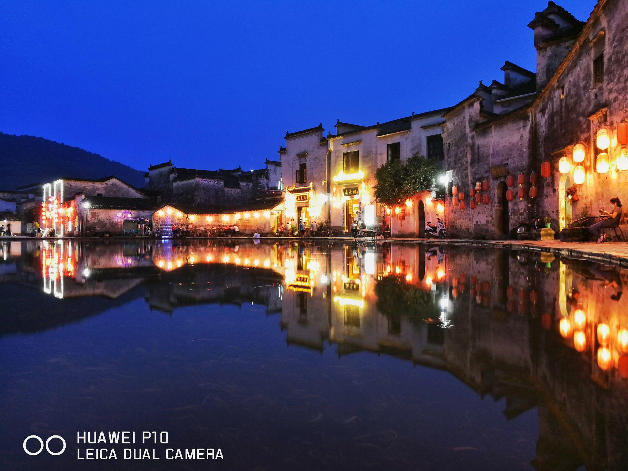 宏村夜景 - 知乎