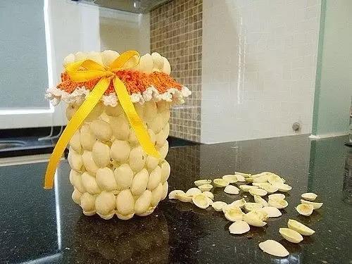 开心果吃完壳千万别丢这样粘几下助孩子荣登幼儿园创意手工王