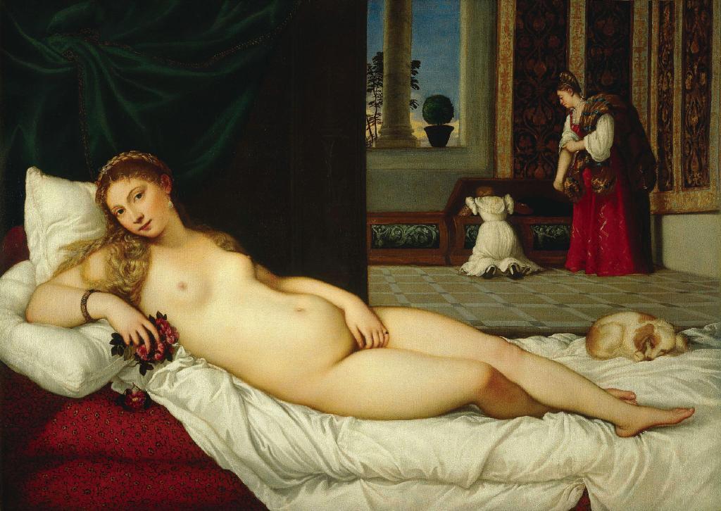 是意大利文艺复兴时期著名画家提香(titian)的一幅作品,绘于1538年