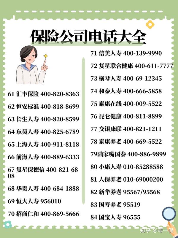 人寿保险电话车险电话号码