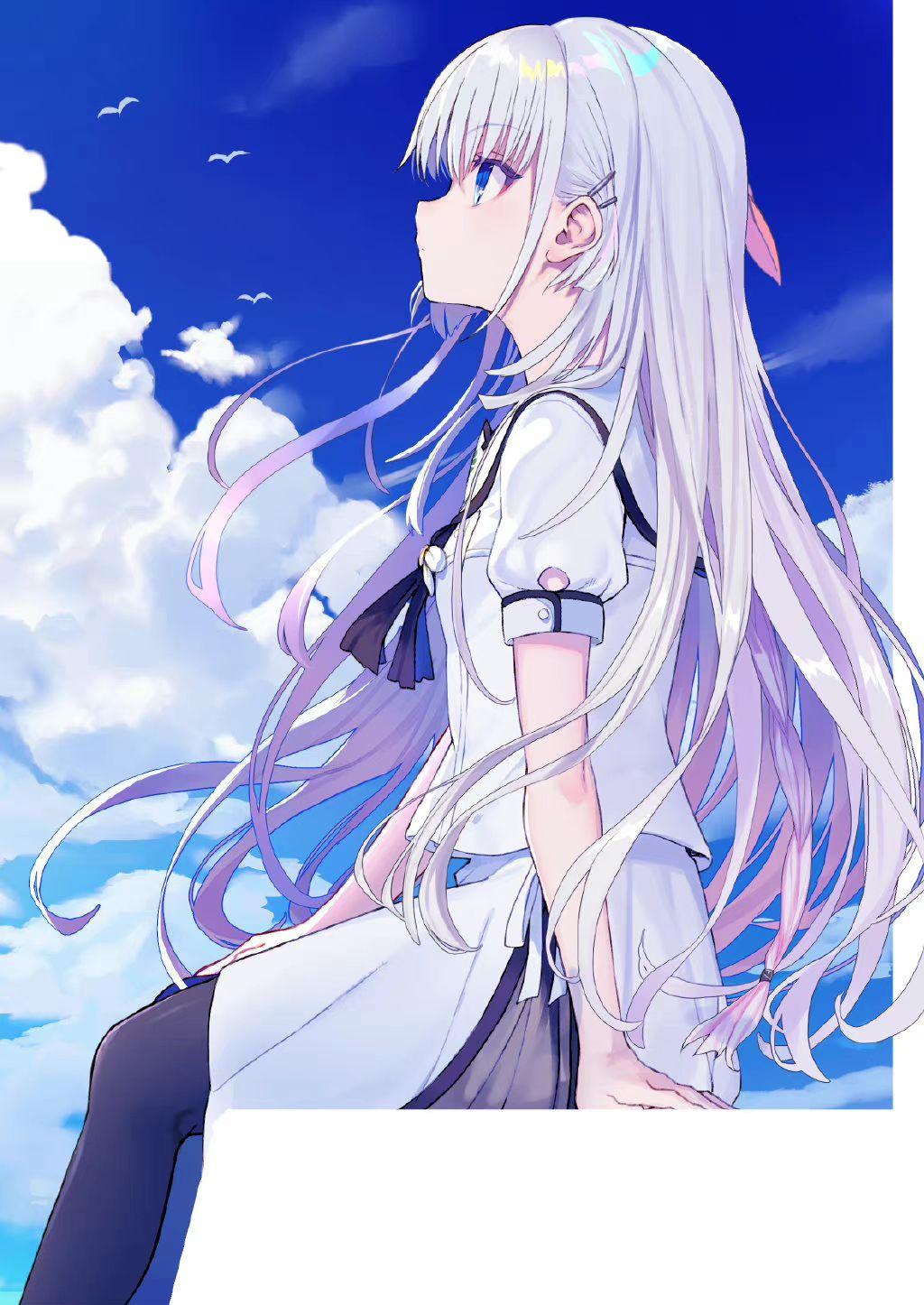 想要这种画风的二次元女图