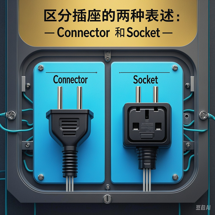 区分插座的两种表述： Connector 和 Socket - 知乎