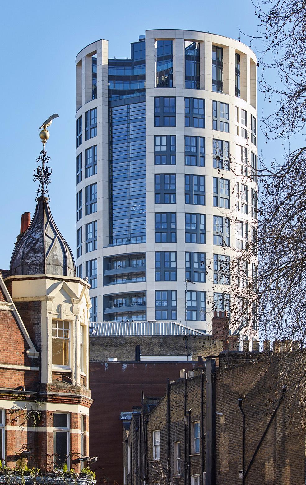 流线型的现代椭圆塔式建筑,浓郁的art deco风格,令伊格豪斯,在当时