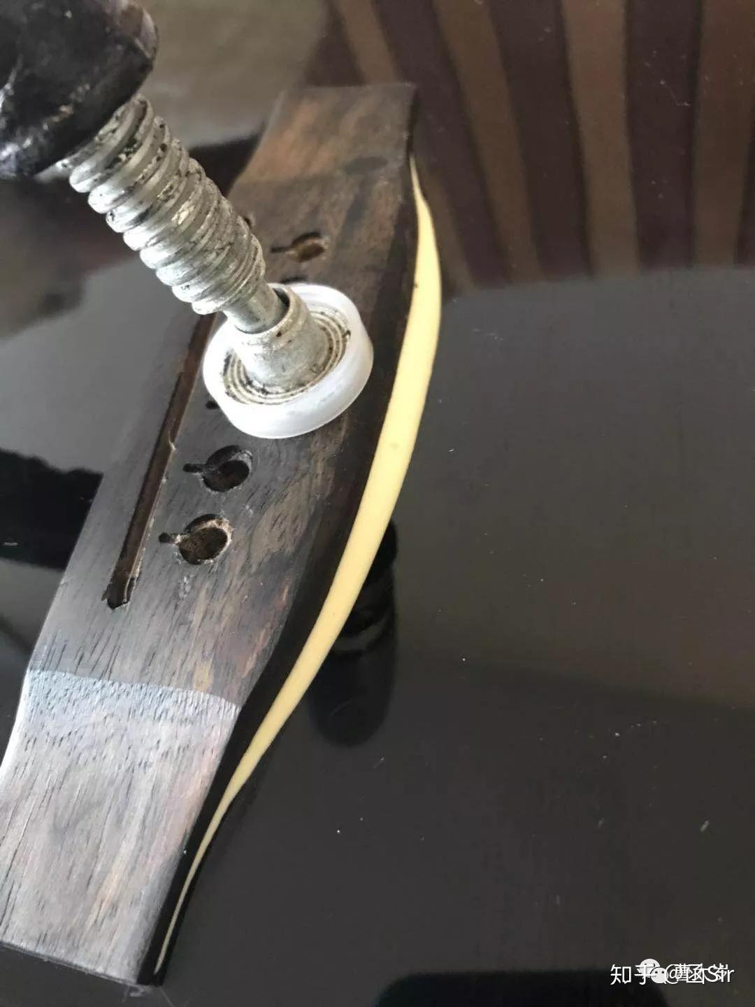 吉他琴码处轻微开胶如何修复? - 知乎