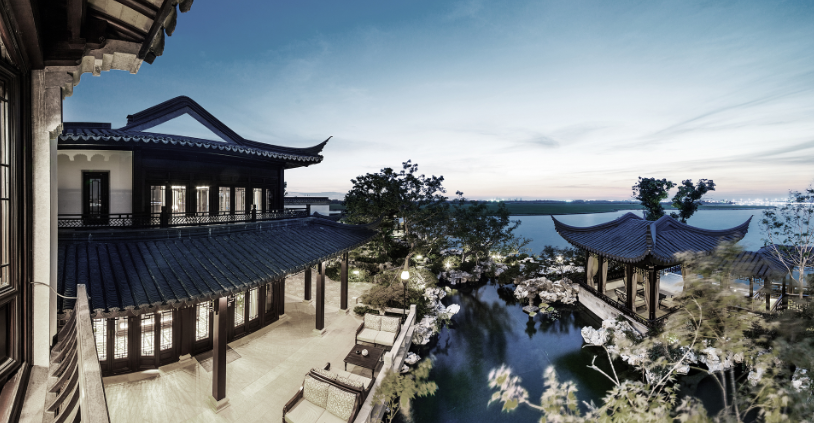 融创苏州桃花源城市中充满自然意趣的园林庭院 - 知乎