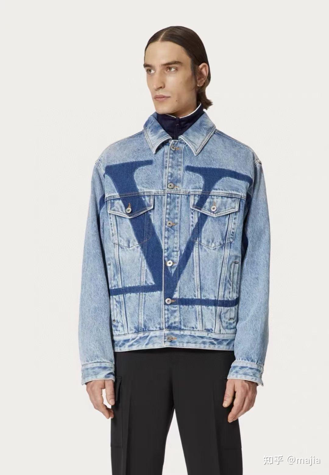 华伦天奴牛仔夹克外套