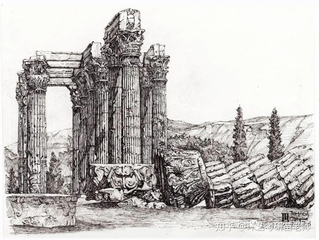 旅行手绘(七)-希腊