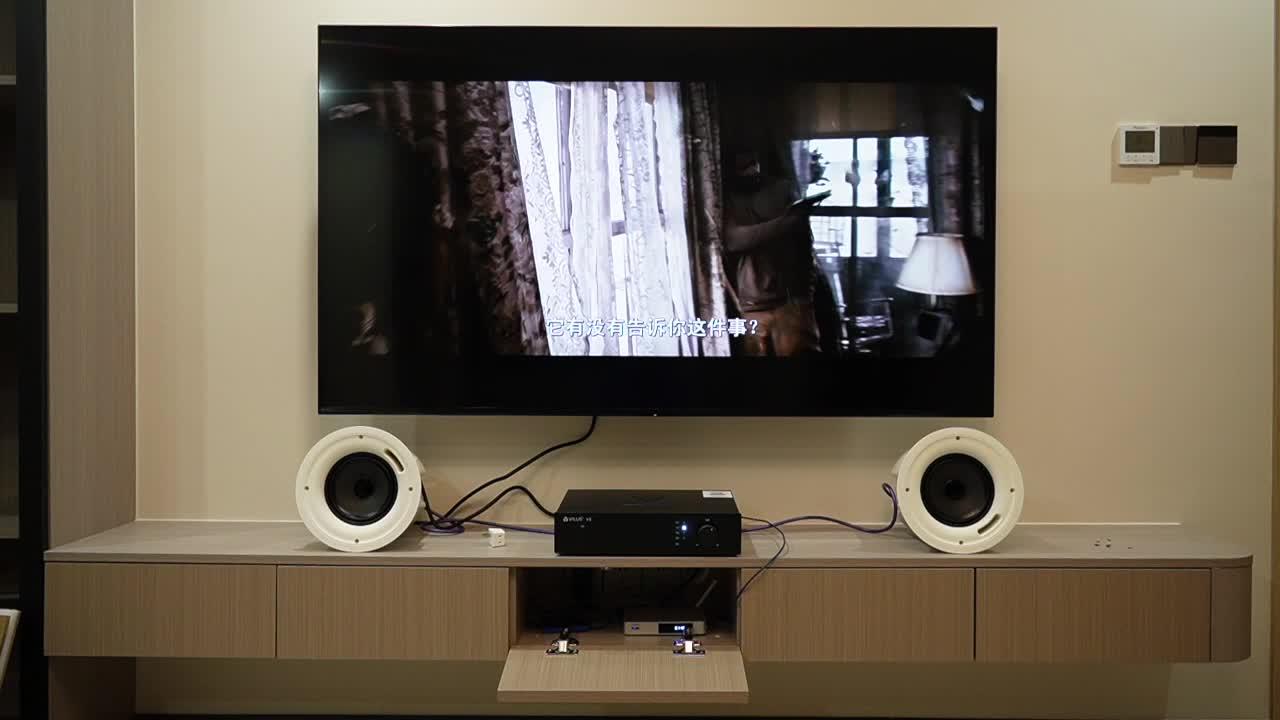 家庭影院系统新选择丨威力声fx6吸顶音响实测丨高保真吸顶音响推荐