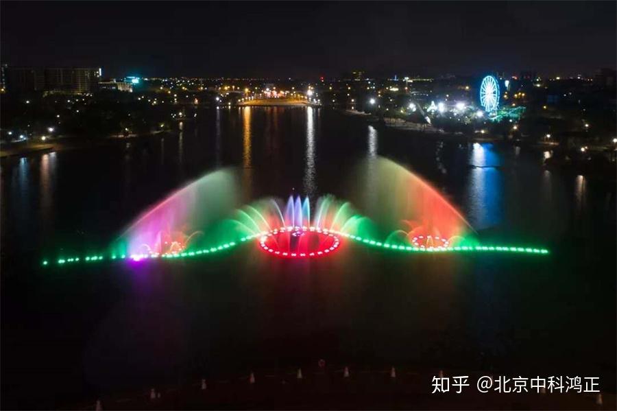 鹤山公园音乐喷泉图片
