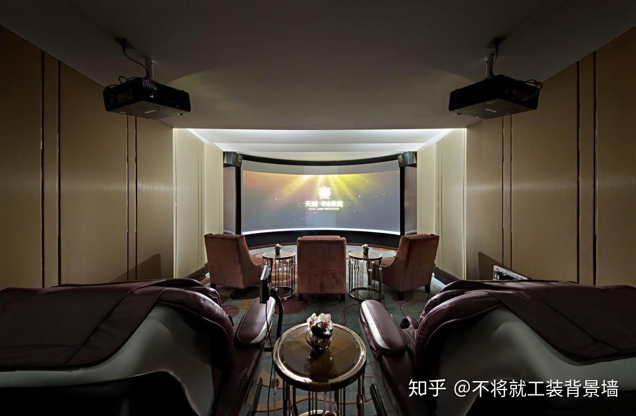 家装影音室硬包背景墙效果图大全