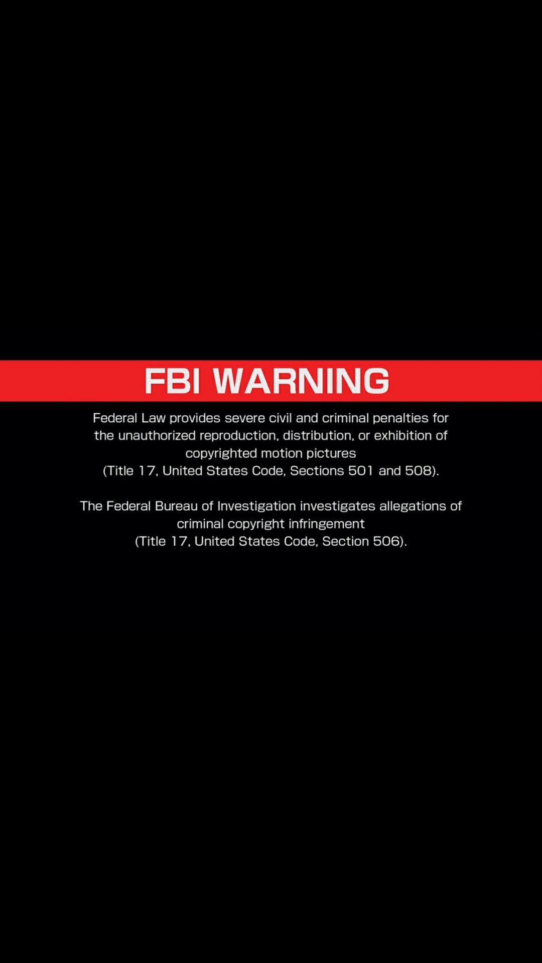fbi警告竖屏壁纸图片