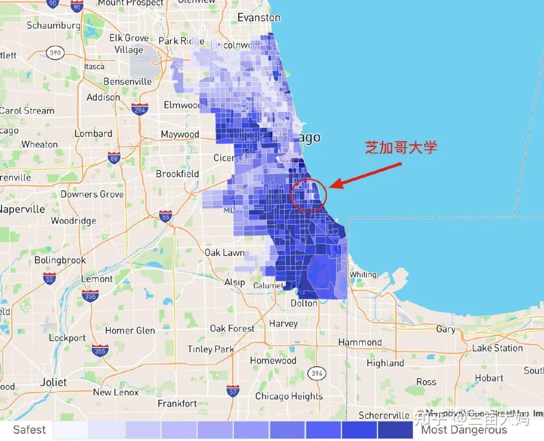 美国地图芝加哥位置图片
