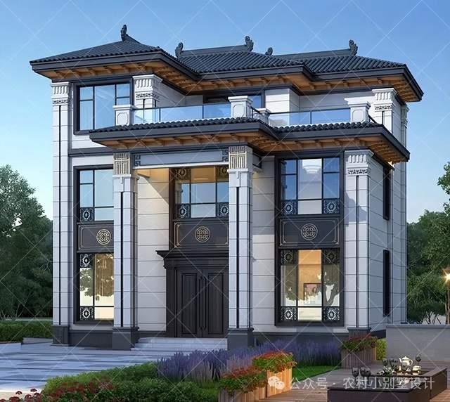 36套三层新中式别墅自建房,典雅且韵味十足,2025建房首选自建房 - 知乎