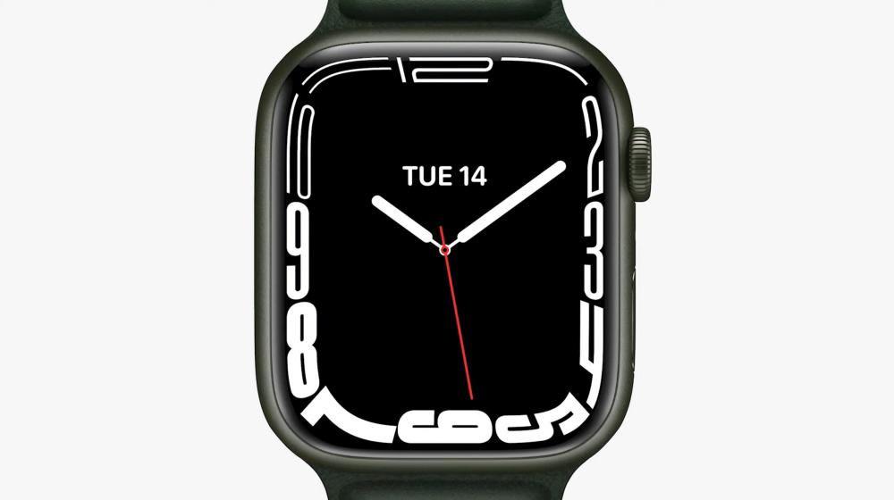 applewatchseries7换上更大表盘加入更耐用与快充设计