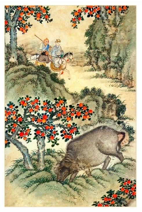 西游记 新解 十套珍稀古画插图 67 除净千年 稀柿 淤积秽物 八戒开道 真僧为驼罗庄除蟒 知乎