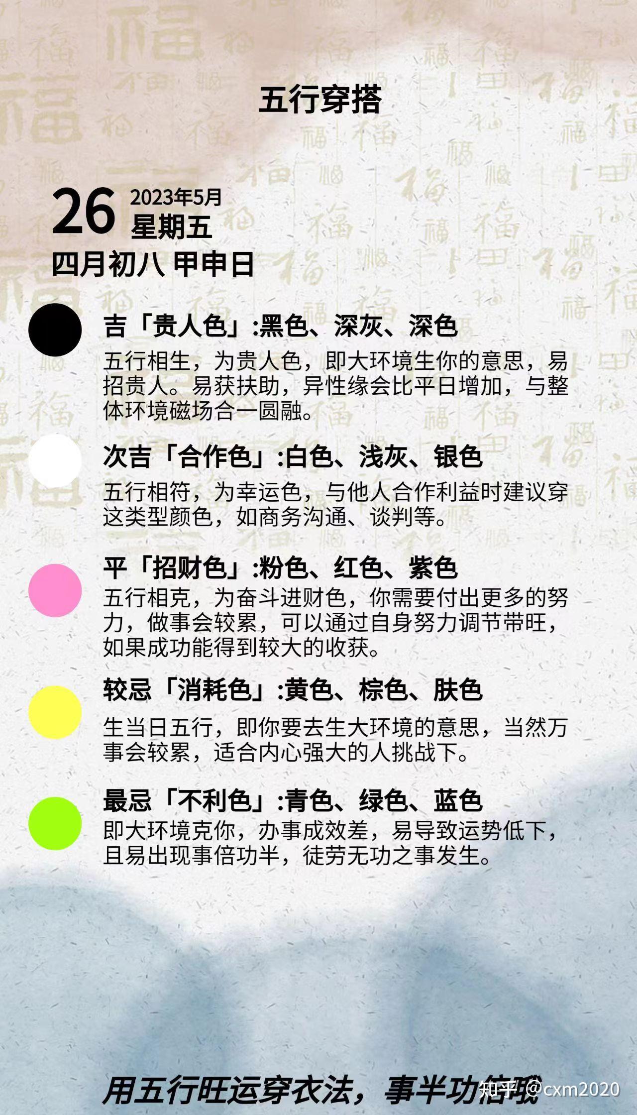 五行穿搭•2023年5月26日穿衣早报- 知乎