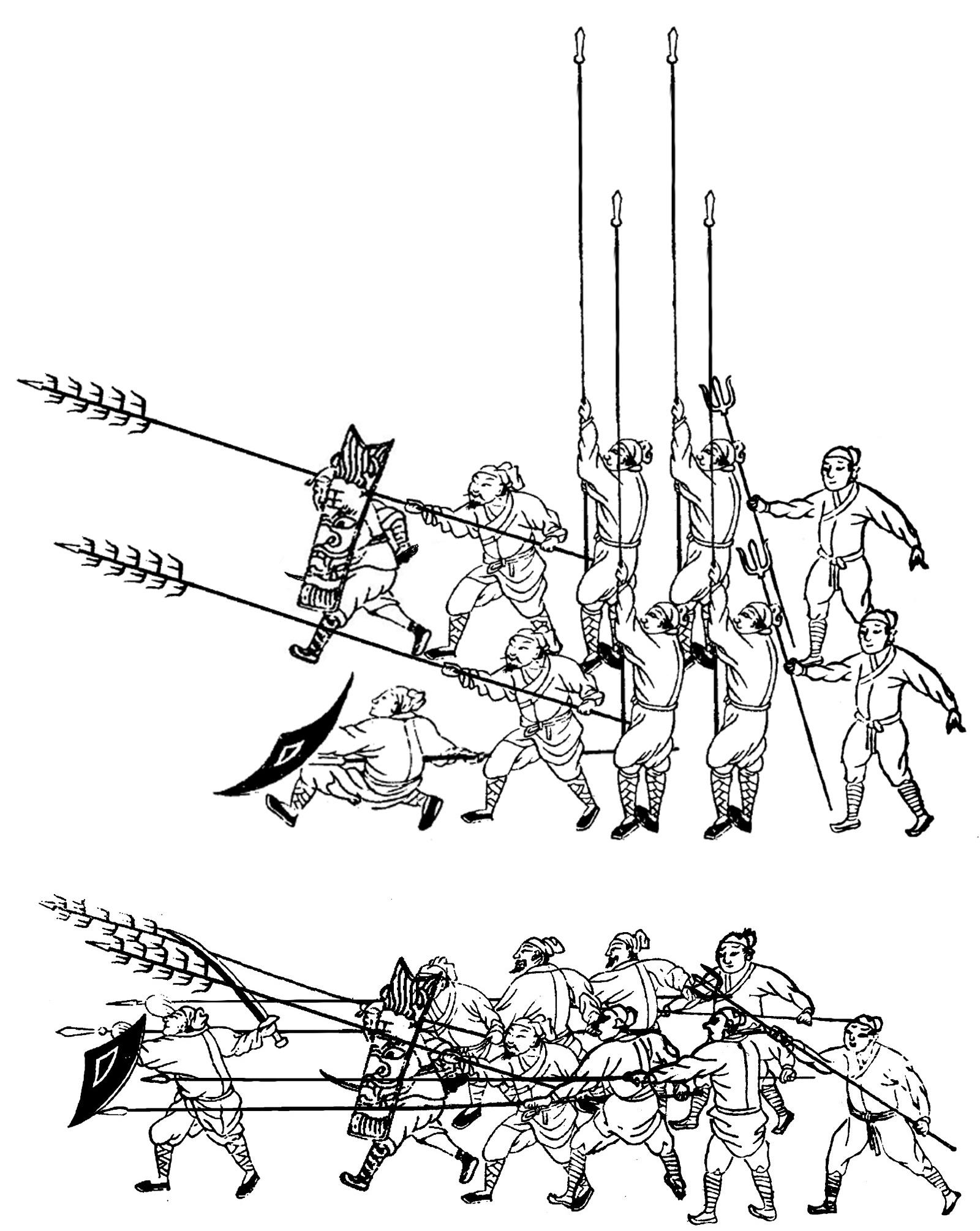 在古代战争中为什么有刃的戟远远不如无刃的矛枪使用广泛