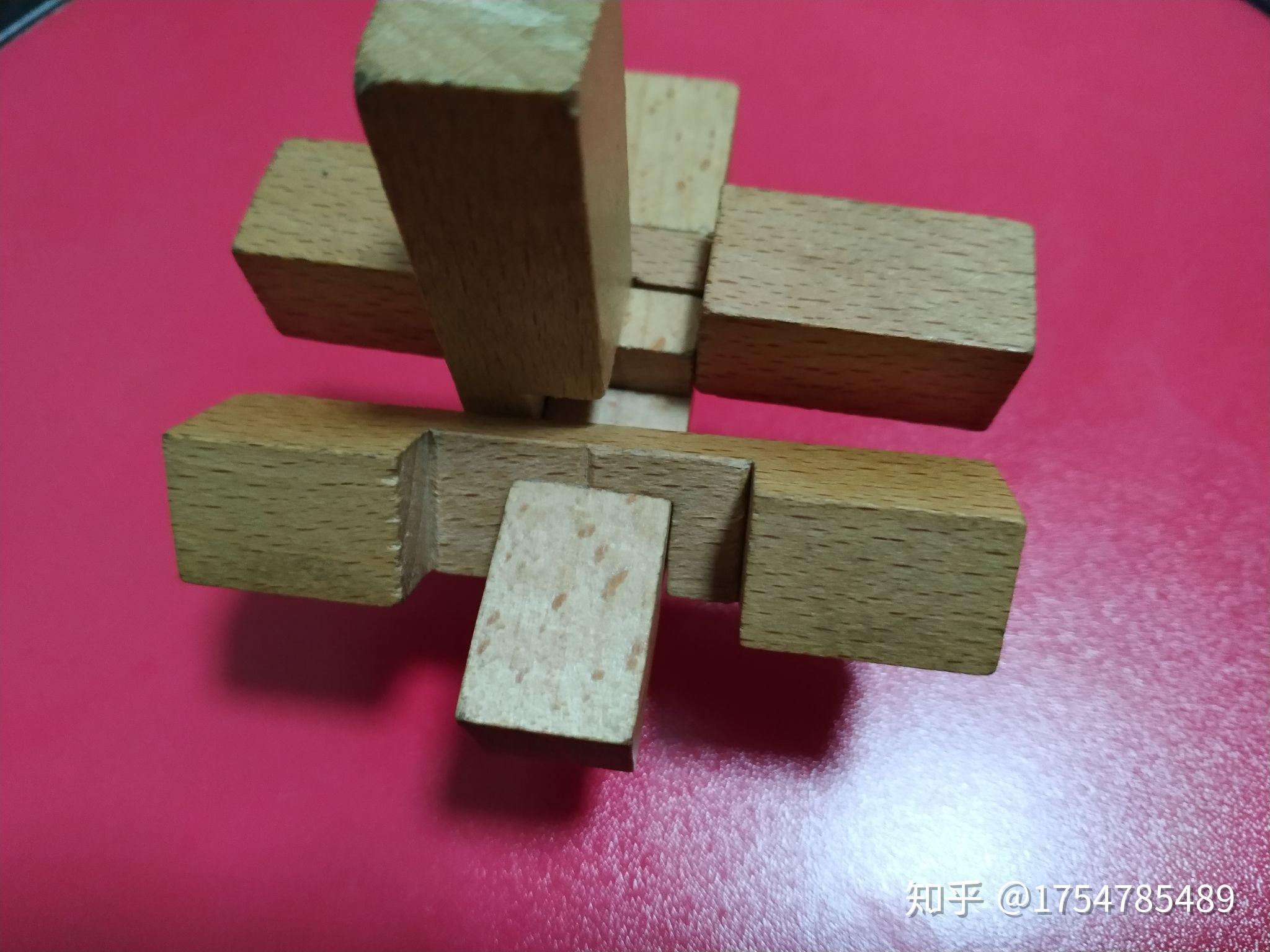 孔明锁(6根)怎么解? - 知乎