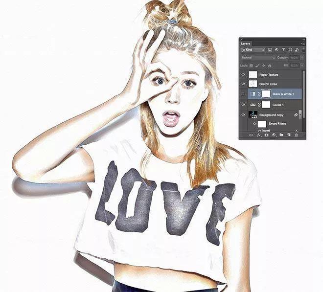 【鱼子匠平面学苑】ps教程:照片转铅笔素描特效