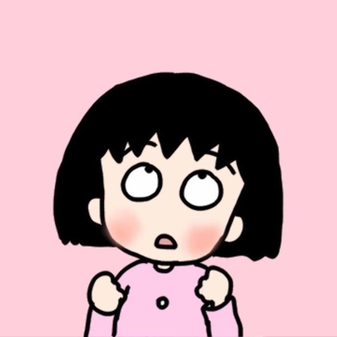 卡通头像短发女生