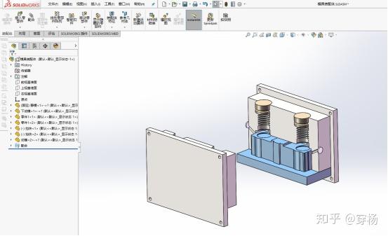 solidworks实体创建模具以及模具生成实体 - 知乎