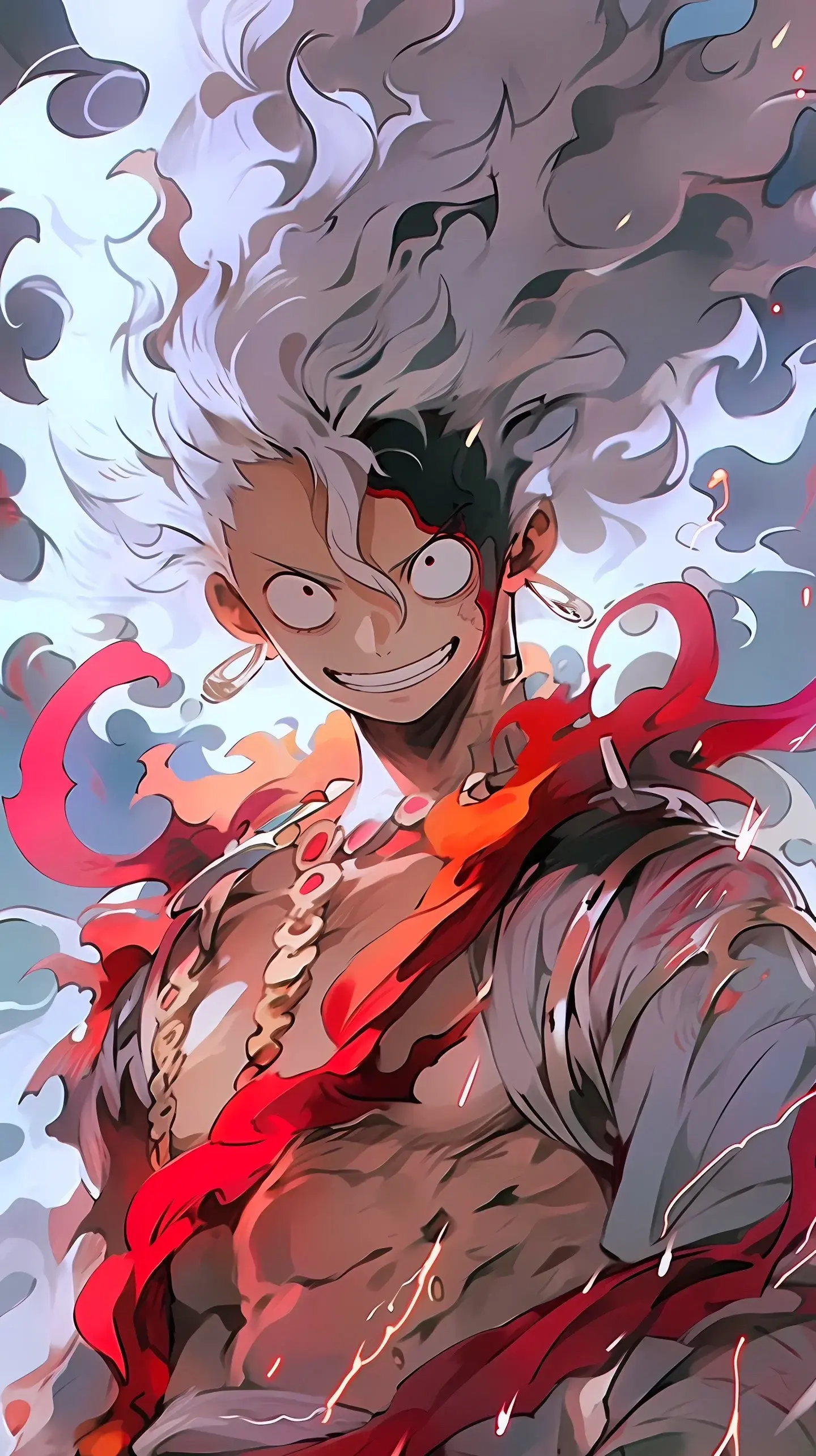 百张《海贼王》五档路飞太阳神尼卡高清4k电脑手机壁纸分享,燃爆这个