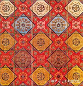 明代红地四合如意纹天华锦 - 知乎
