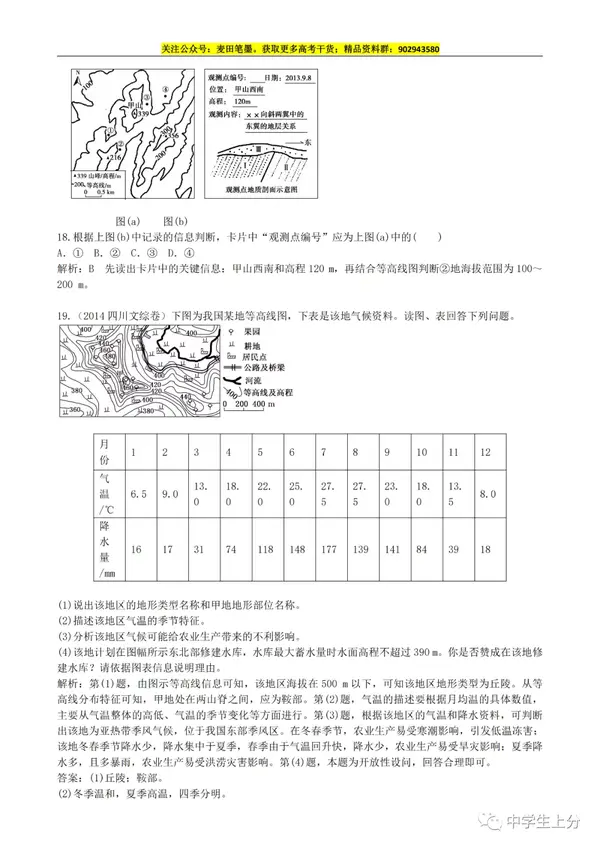 高考热点 地理五年真题专题汇编 可打印 知乎