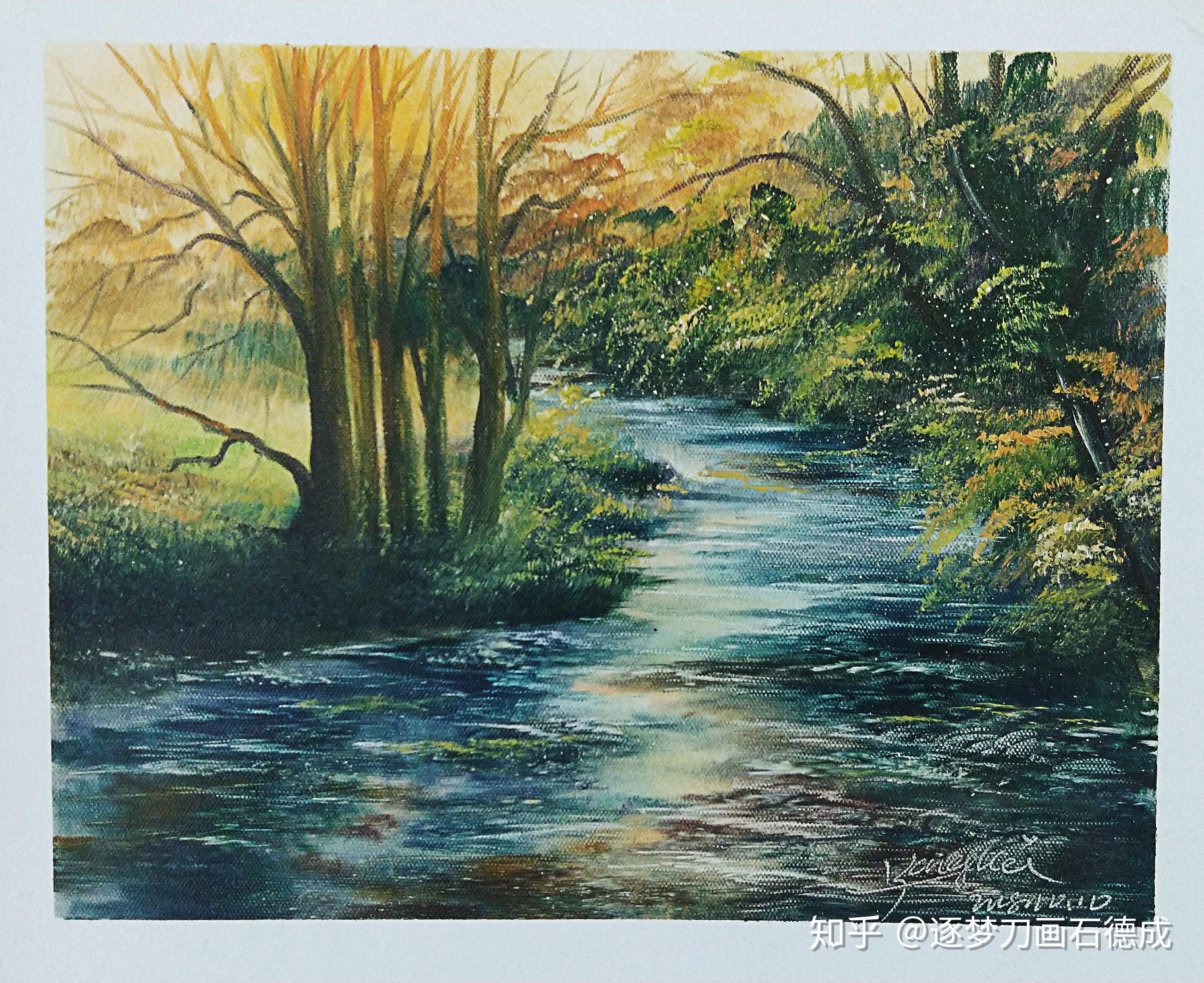 山水画刀画中的水刚柔并济绘画的第二个灵魂