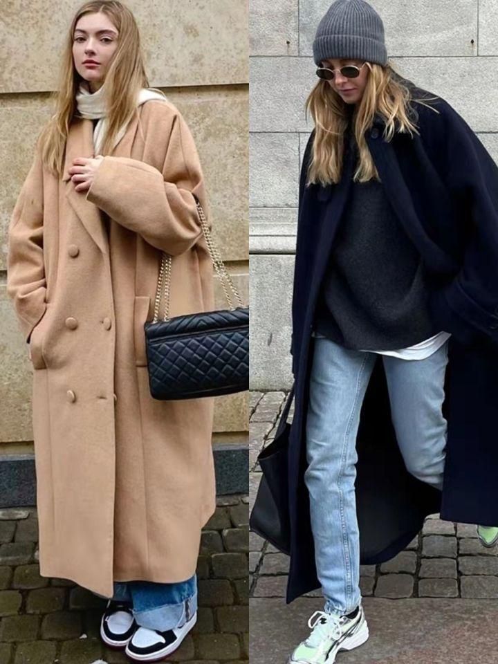 看潮人街拍就知道,"老爹鞋"今年冬季最流行,搭大衣时髦又高级