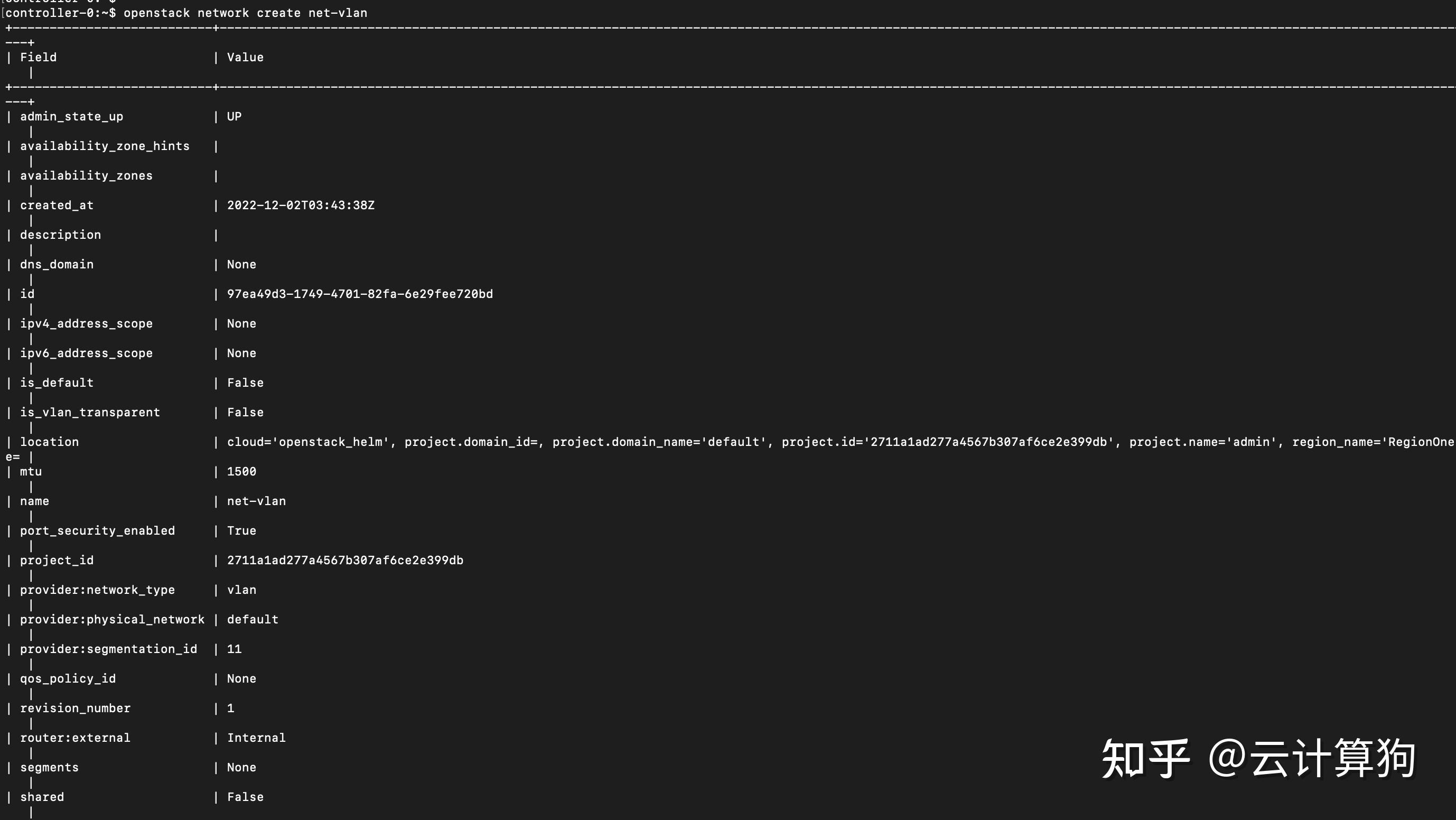 Openstack 创建共有网络和私有网络 知乎