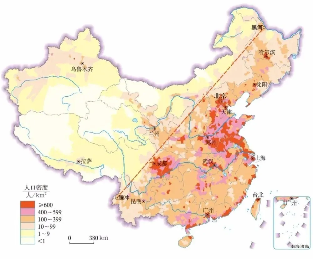 中国人口流向图图片