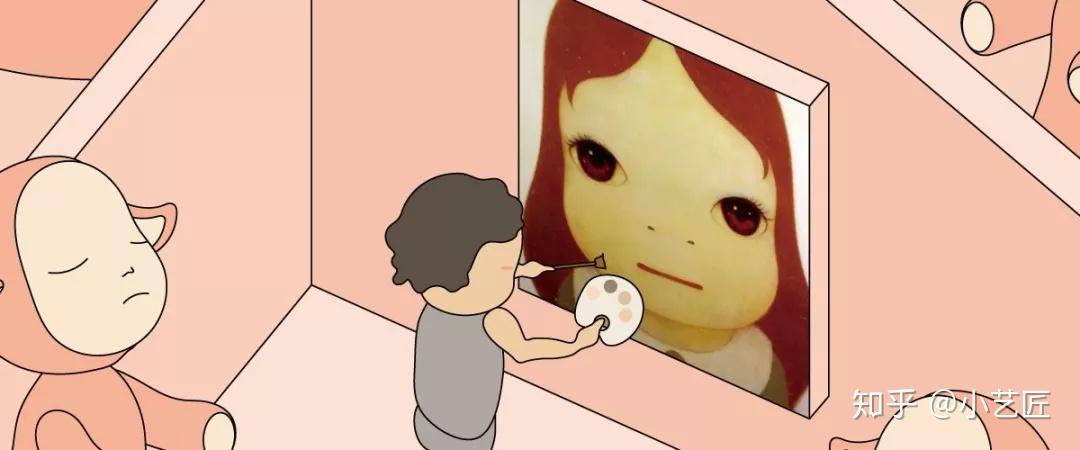 当代最重要的日本艺术家之一,与草间弥生,村上隆齐名他笔下多是寂寞的