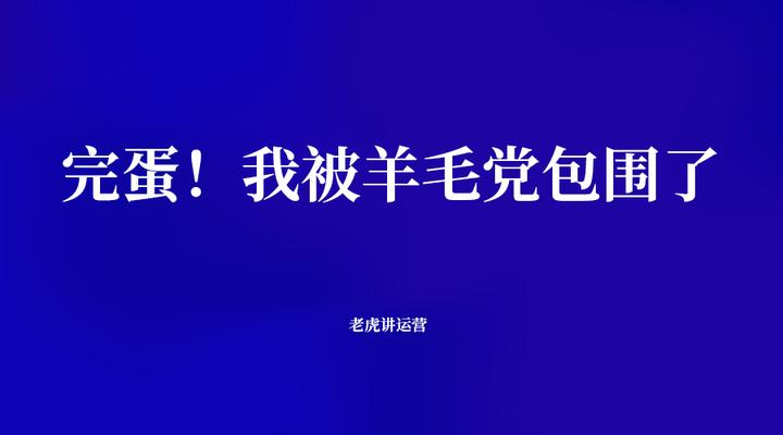 完蛋我被羊毛党包围了