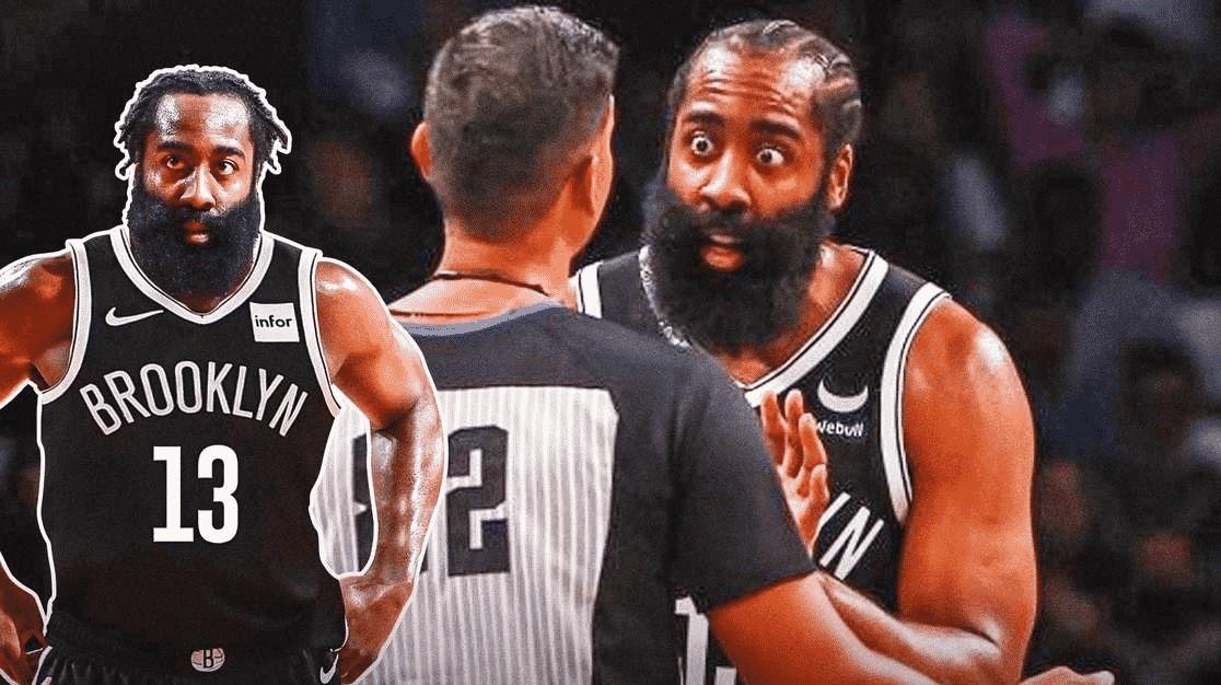 新赛季哈登大削裁判无视碰瓷