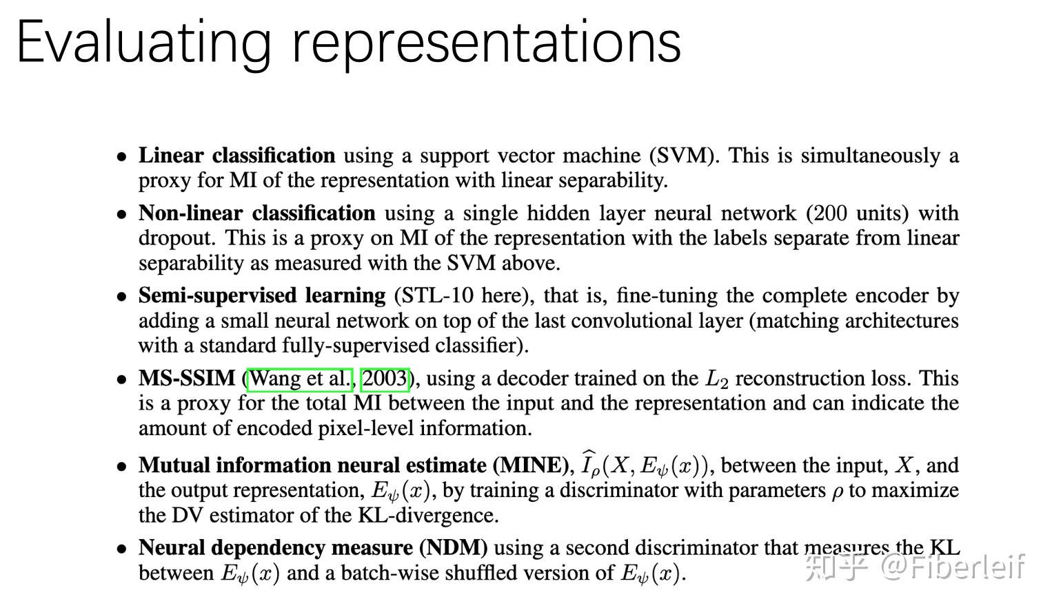 Mutual information meets representation learning 