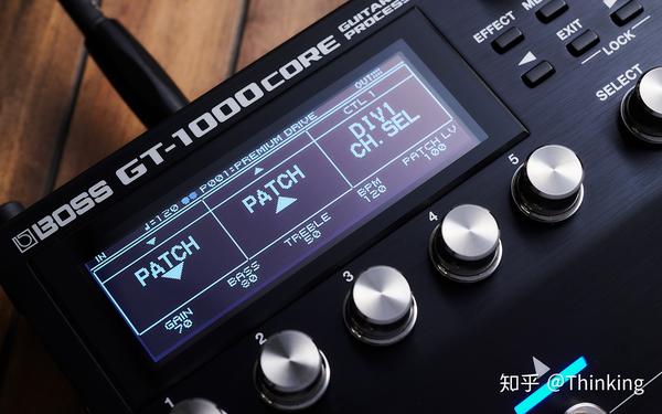 boss发布gt1000core吉他效果器