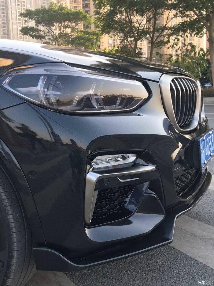 效果太惊人28运动宝石青宝马x3安装祖国版獠牙后