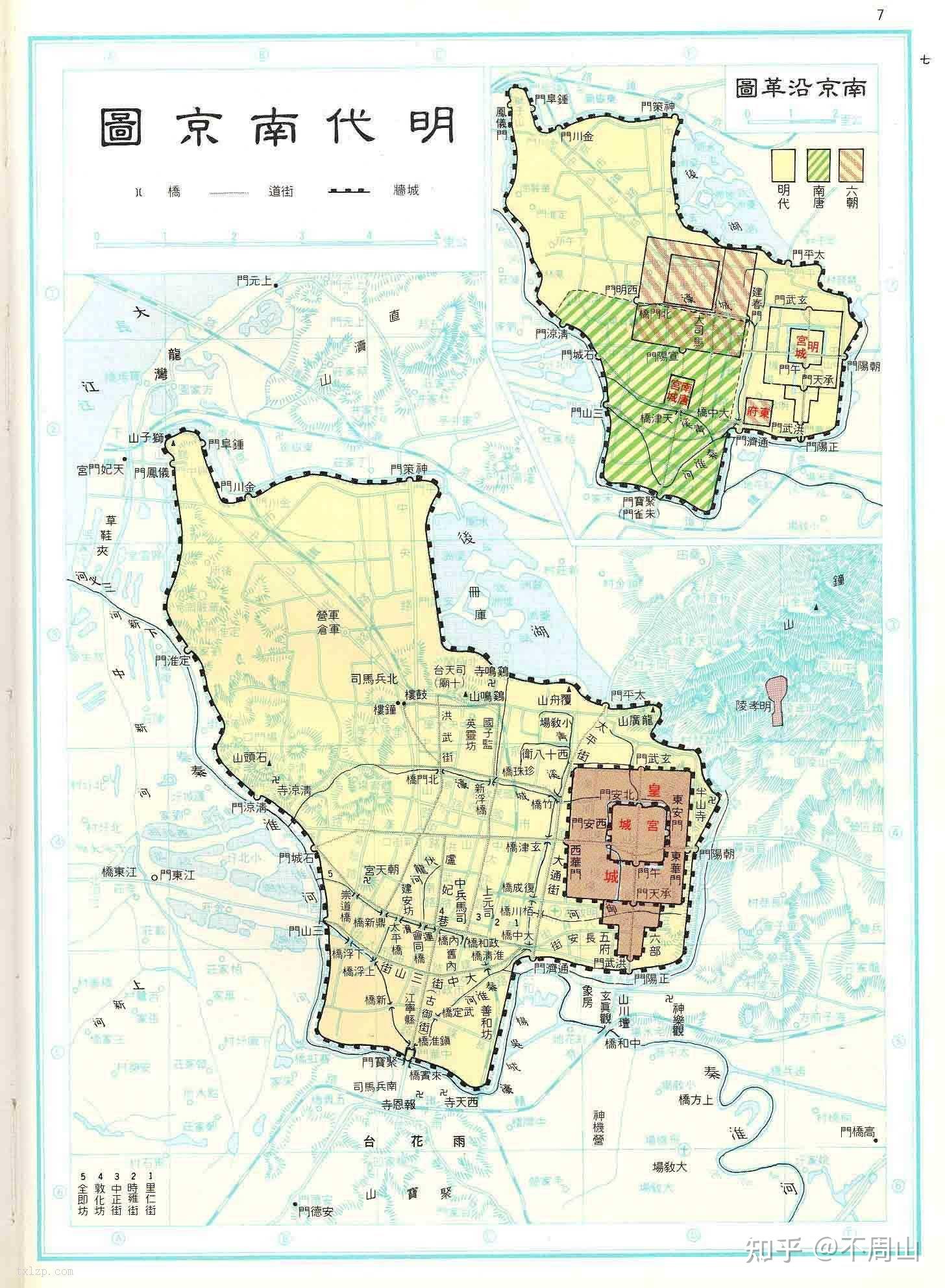 三十年代南京老照片最后一张是罕见明代南京高清地图