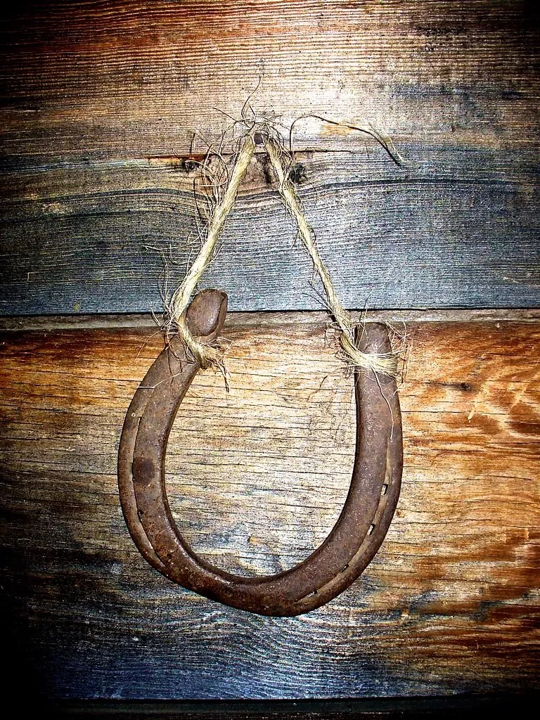 挂上幸运的马蹄铁