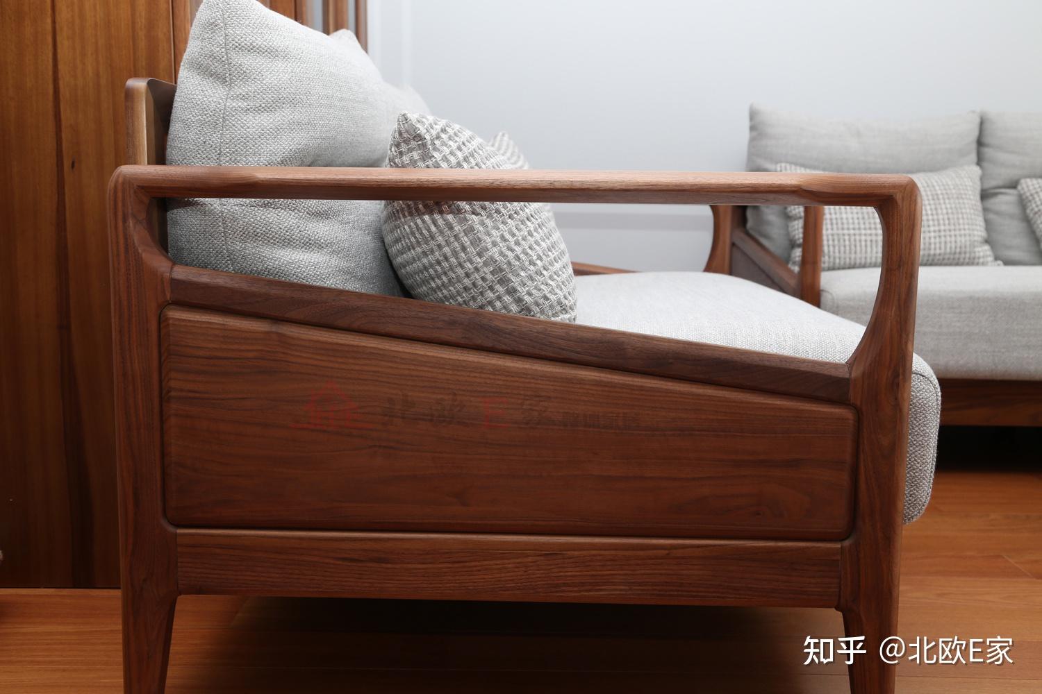 北欧e家黑胡桃极简风一种精致的生活态度