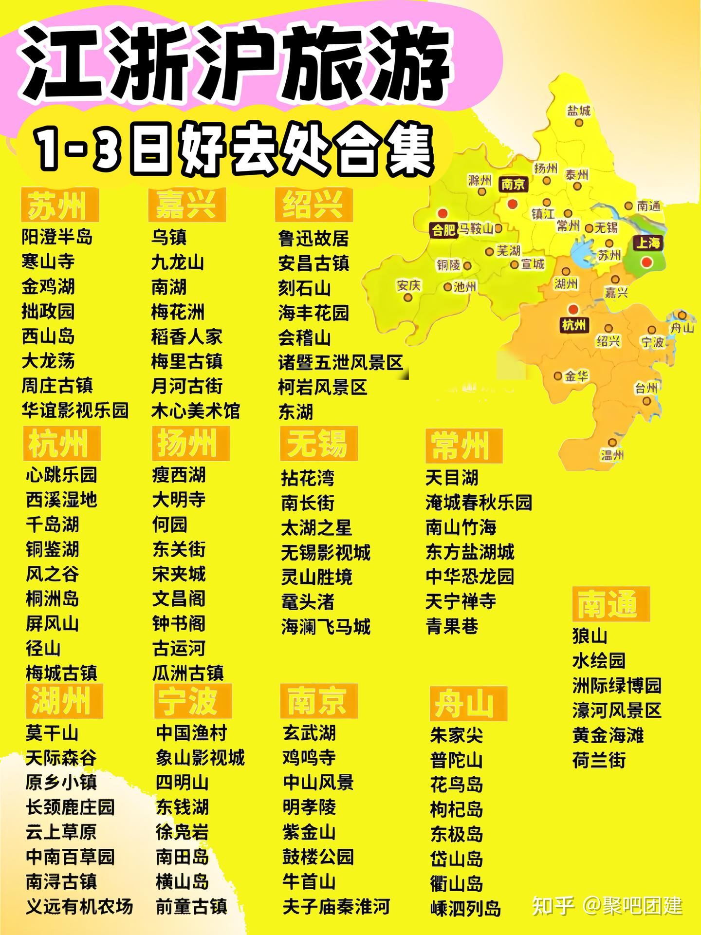 熬夜整理‼️江浙沪团建天花板合集 1-3日攻略 - 知乎