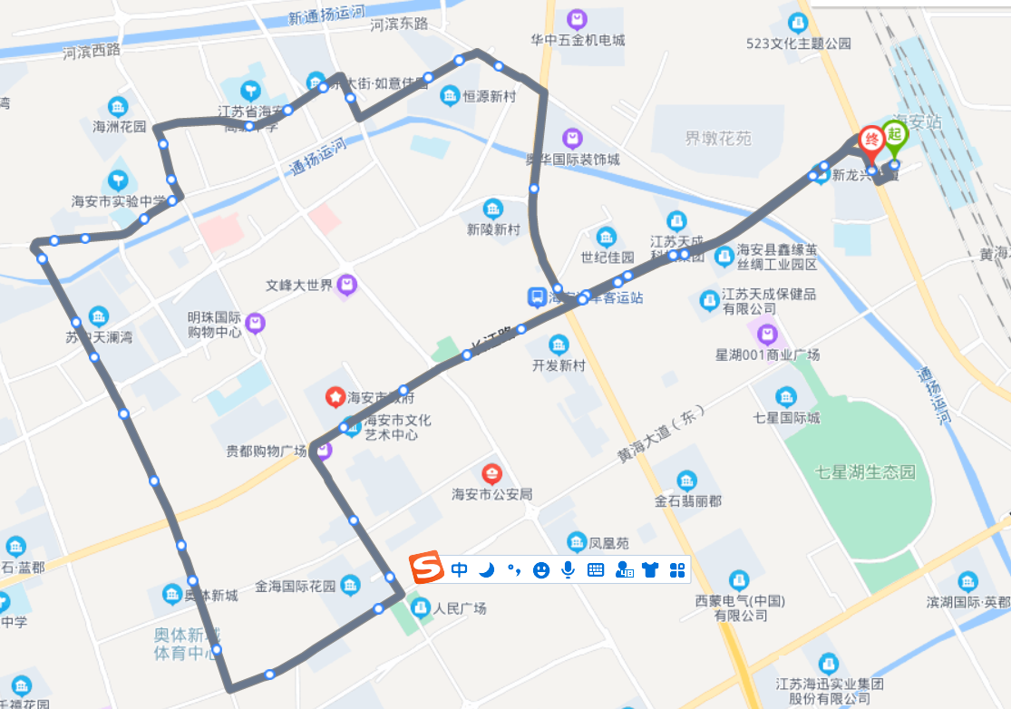 海安火车站地图图片